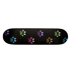 färgtass avtryckskateboard skateboard bräda 20,5 cm