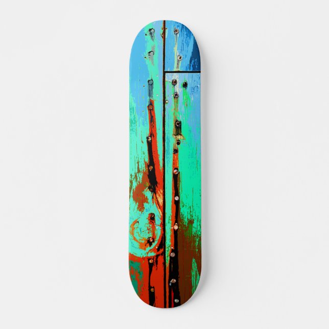 Färgtavla Mini Skateboard Bräda 18,5 Cm (Framsida)