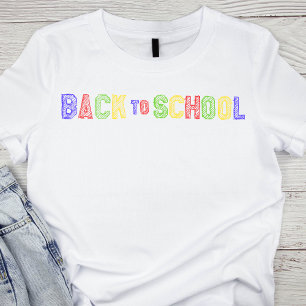 Färgteckning Back to school T Shirt
