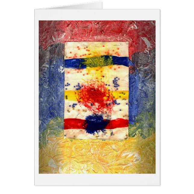 Färgterapi Hälsningskort (Framsidan)