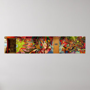 Färgterapimural @ Zazzle Poster
