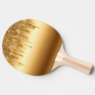 Färgton i Guld, Glitter-detaljer med miniatyr Pingisracket