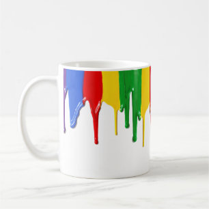 Färgtona Modern Art Coffee Mugg