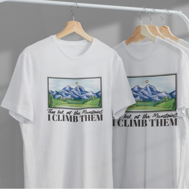Färgtoning för bergslandskap t shirt (Skapare uppladdad)
