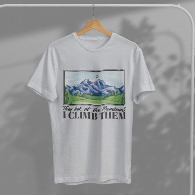 Färgtoning för bergslandskap t shirt (Skapare uppladdad)