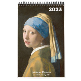 Färgtoning för berömden Vermeer Kalender