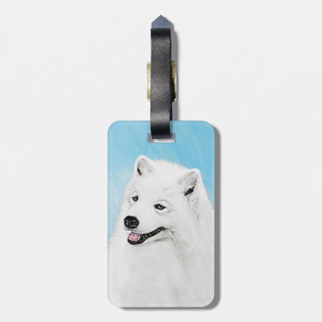 Färgtoning för provfärg - Cute Original Hund Art Bagagebricka (Baksidan Lodrät)