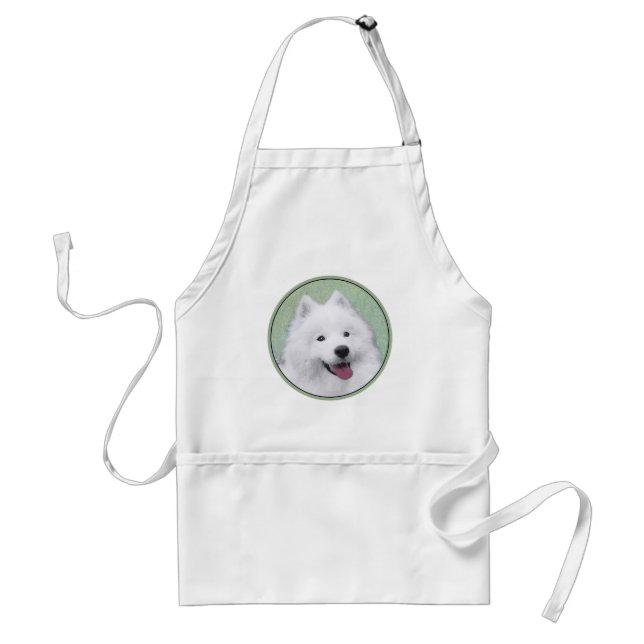 Färgtoning för provfärg - Cute Original Hund Art Förkläde (Framsidan)