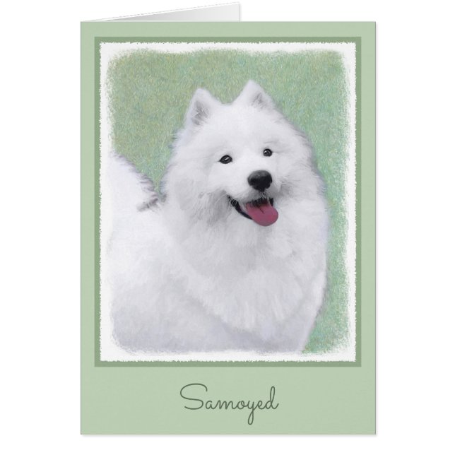 Färgtoning för provfärg - Cute Original Hund Art Hälsningskort (Framsidan)