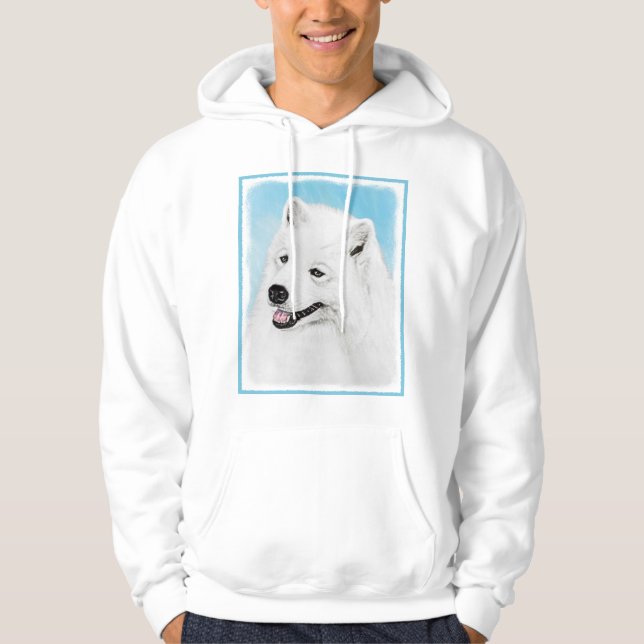 Färgtoning för provfärg - Cute Original Hund Art Hoodie (Framsida)