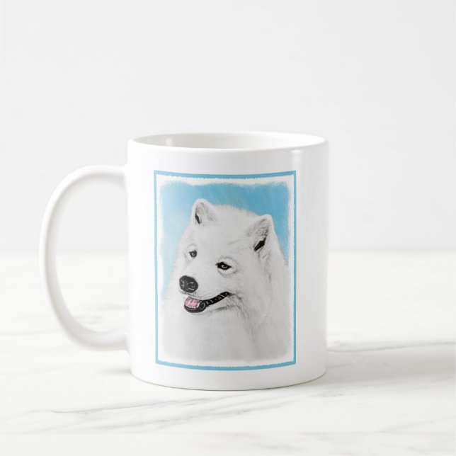 Färgtoning för provfärg - Cute Original Hund Art Kaffemugg (Vänster)