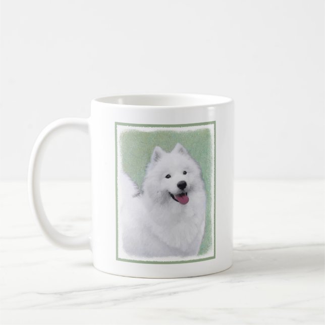 Färgtoning för provfärg - Cute Original Hund Art Kaffemugg (Vänster)
