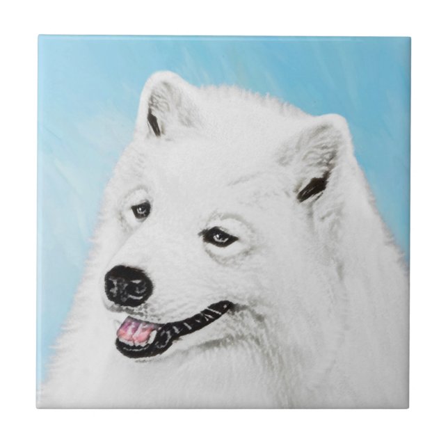 Färgtoning för provfärg - Cute Original Hund Art Kakelplatta (Framsidan)