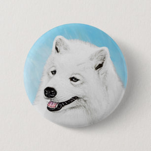Färgtoning för provfärg - Cute Original Hund Art Knapp