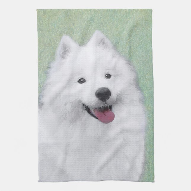 Färgtoning för provfärg - Cute Original Hund Art Kökshandduk (Vertikal)