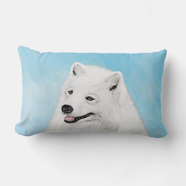 Färgtoning för provfärg - Cute Original Hund Art Lumbarkudde (Framsida)