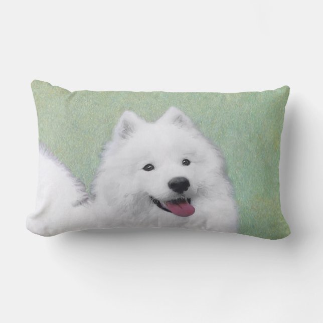Färgtoning för provfärg - Cute Original Hund Art Lumbarkudde (Framsida)