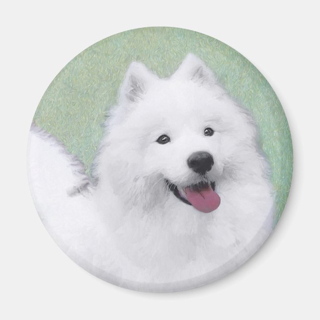 Färgtoning för provfärg - Cute Original Hund Art Magnet (Framsidan)