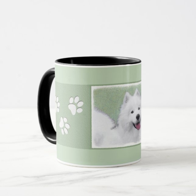 Färgtoning för provfärg - Cute Original Hund Art Mugg (Framsida vänster)