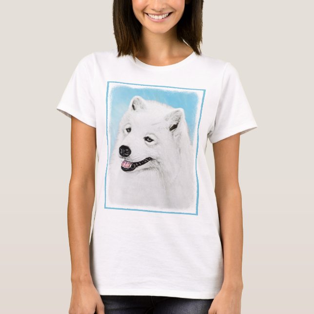 Färgtoning för provfärg - Cute Original Hund Art T Shirt (Framsida)