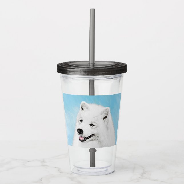 Färgtoning för provfärg - Cute Original Hund Art Take Away Mugg (Framsida)