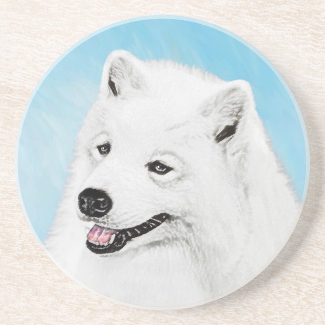 Färgtoning för provfärg - Cute Original Hund Art Underlägg (Framsidan)