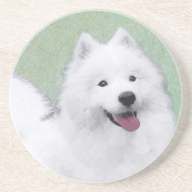 Färgtoning för provfärg - Cute Original Hund Art Underlägg (Framsidan)