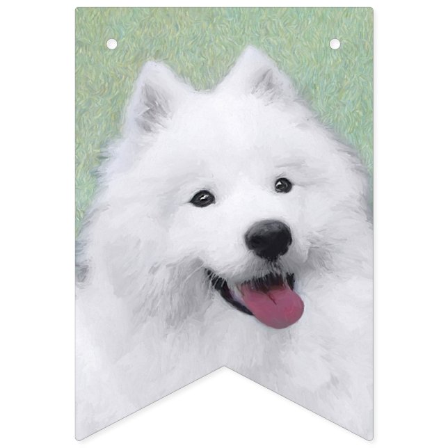 Färgtoning för provfärg - Cute Original Hund Art Vimplar (Första flaggan)