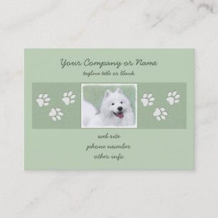 Färgtoning för provfärg - Cute Original Hund Art Visitkort
