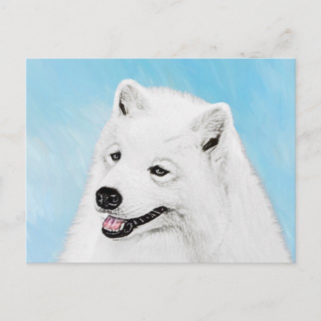 Färgtoning för provfärg - Cute Original Hund Art Vykort (Framsida)