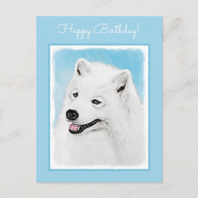 Färgtoning för provfärg - Cute Original Hund Art Vykort (Framsida)