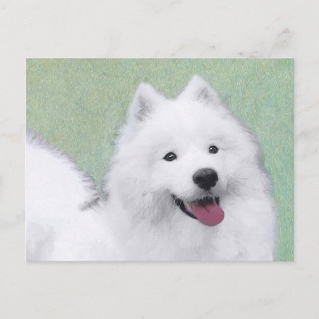 Färgtoning för provfärg - Cute Original Hund Art Vykort (Framsida)