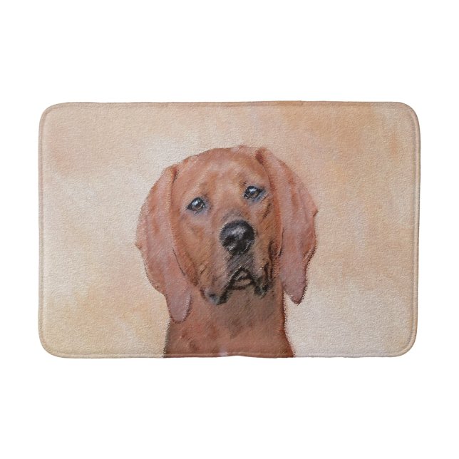 Färgtoning med omben - Cute Original Hund Art Badrumsmatta (Framsidan)