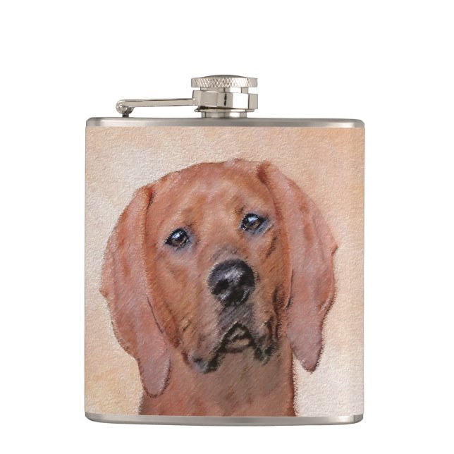 Färgtoning med omben - Cute Original Hund Art Fickplunta (Framsidan)