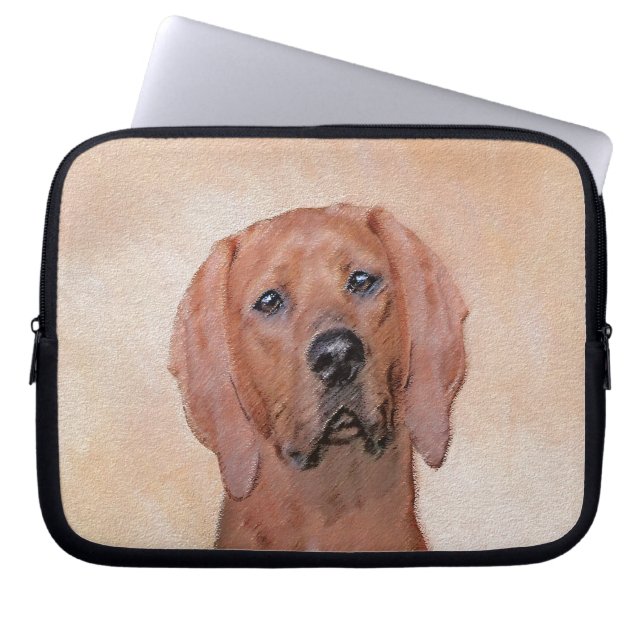 Färgtoning med omben - Cute Original Hund Art Laptop Fodral (Framsidan)