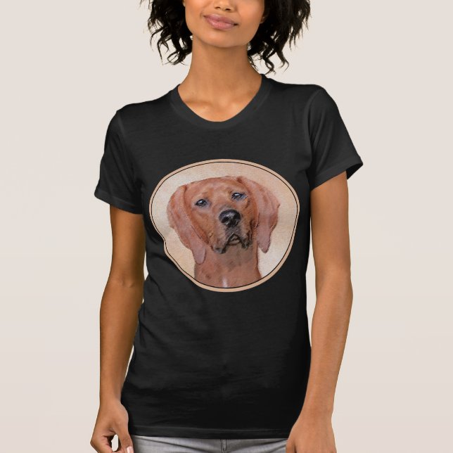 Färgtoning med omben - Cute Original Hund Art T Shirt (Framsida)
