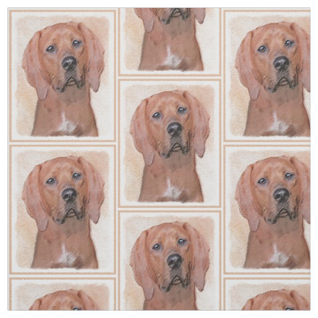 Färgtoning med omben - Cute Original Hund Art Tyg (Provkarta)
