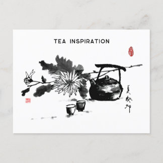 &Färgtoning/Tea-inspiration Helg Vykort