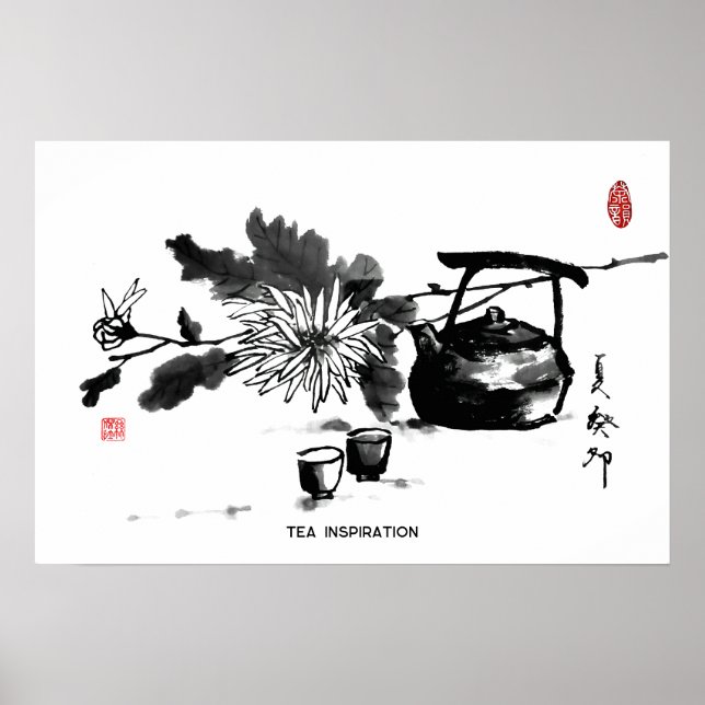 &Färgtoning/Tea-inspiration Poster (Framsidan)