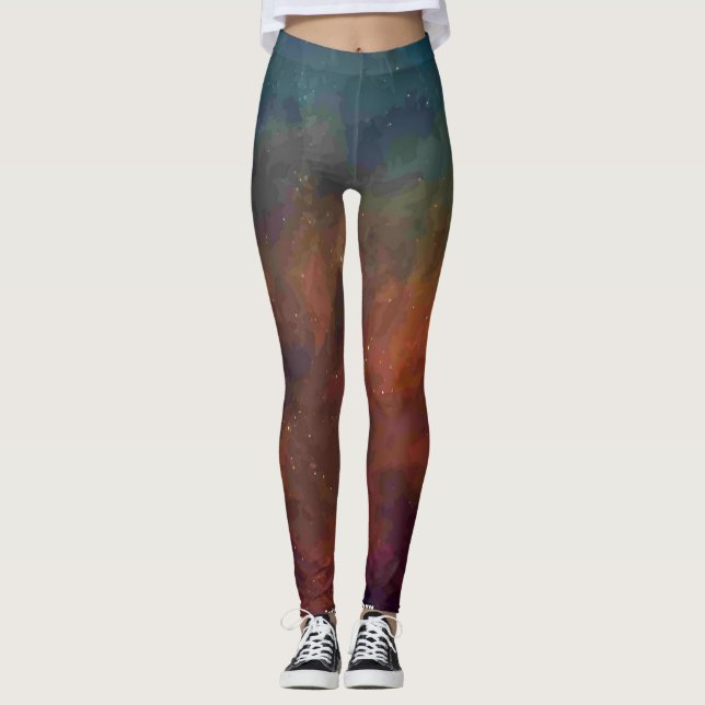Färgtoningsfärgseffekt Leggings (Framsida)