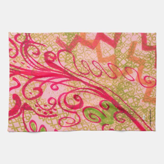 Färgtorn Kökshandduk (Horisontell)