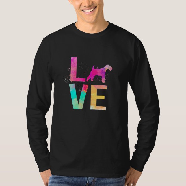 Färgtråd för rävning Terrier Hund Mamma Wire Fox T Shirt (Framsida)