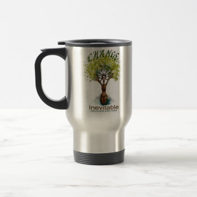 Färgtravel mug resemugg (Vänster)