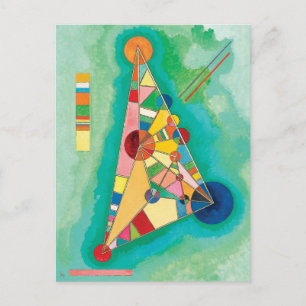 Färgtrianglar av Wassily Kandinsky Vykort