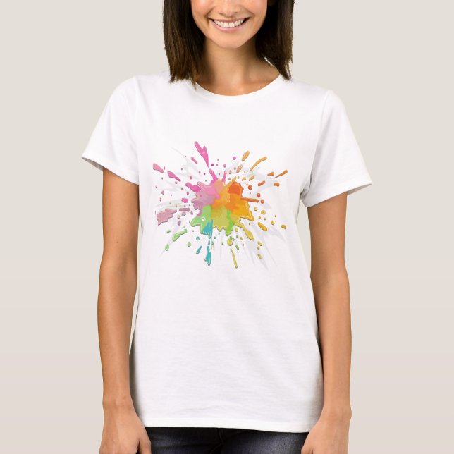 Färgtskjorta T Shirt (Framsida)