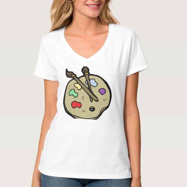 Färgtskjorta T Shirt (Framsida)