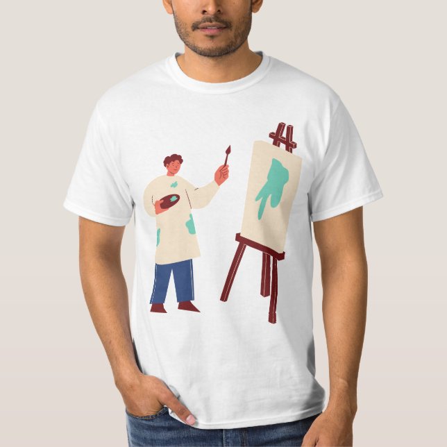 Färgtskjorta T Shirt (Framsida)