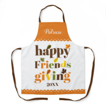 Färgtypografi, gräns Lycklig Friendsgiving