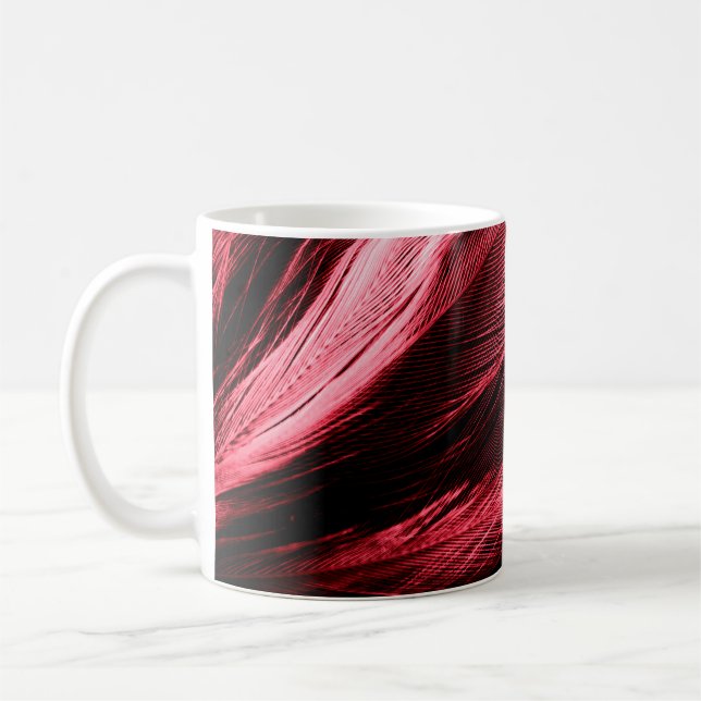 Färgutskrift i zebra tryck. Guld Aquarelle Struktu Kaffemugg (Vänster)