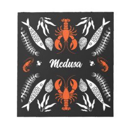 Färgutskrifter för matlagning anteckningsblock